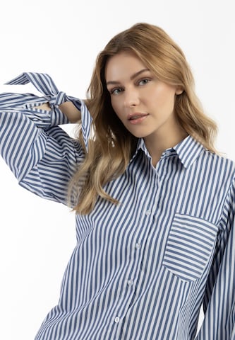 DreiMaster Vintage Bluse in Blau