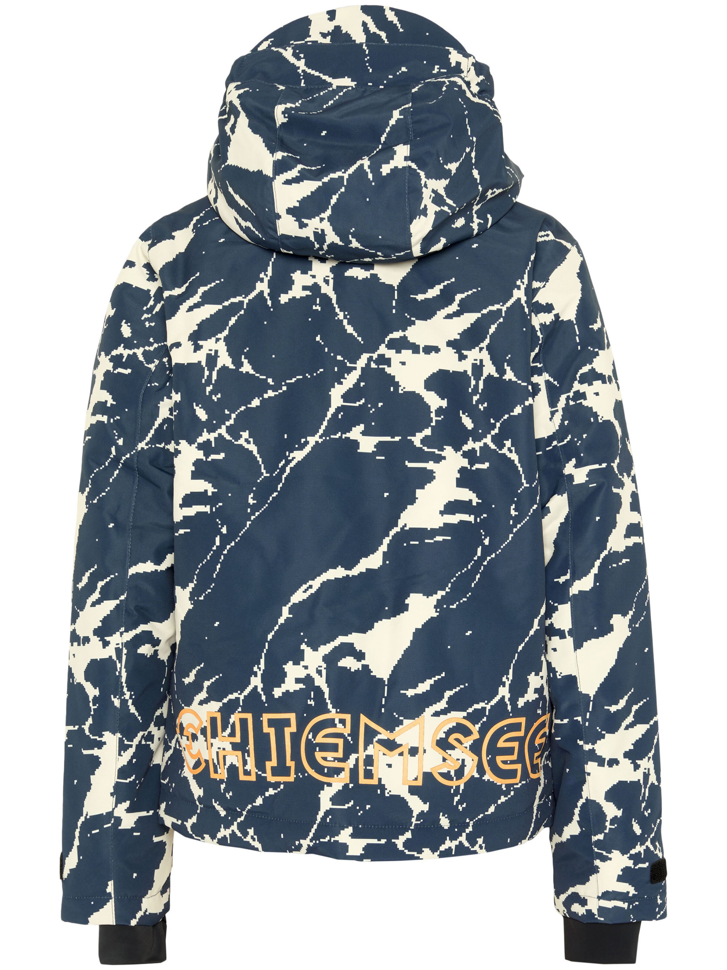CHIEMSEE Athletic Jacket ' mit Berglandschaft-Print ' in Blue