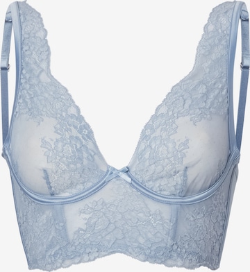 Bustino Reggiseno 'Rosie' di Hunkemöller in blu: frontale
