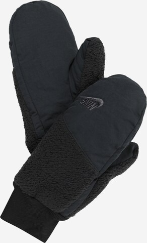 Nike Sportswear Mittens in Black: front