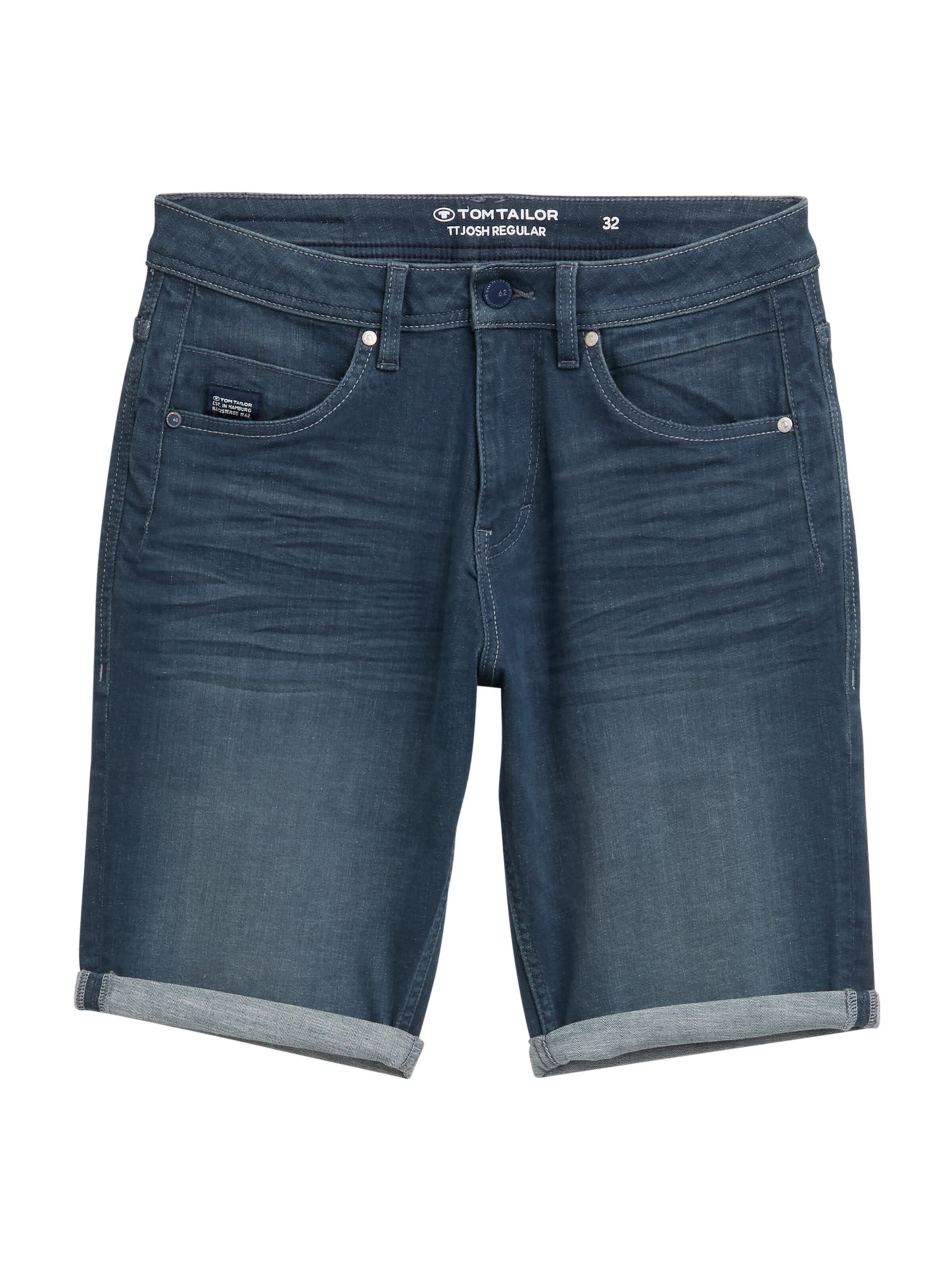 TOM TAILOR Džíny 'Josh' – modrá: přední strana