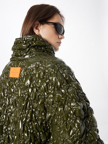 MADS NORGAARD COPENHAGEN Between-seasons coat 'Brilliant' in Green