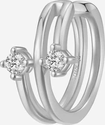 Hey Happiness - Pendientes 'Duo' en plata: frente