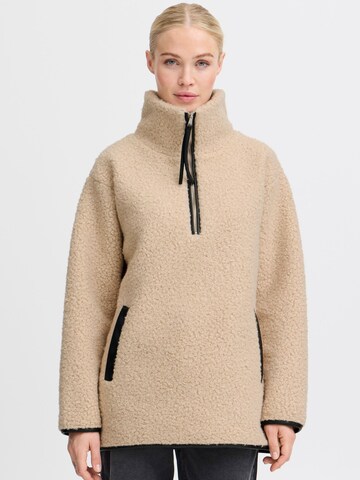b.young - Sudadera 'BYCIDAN PILE' en marrón: frente