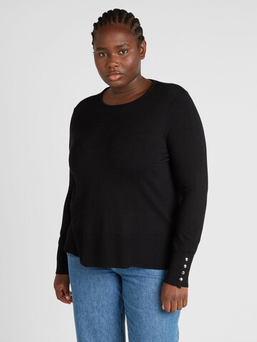 ONLY Carmakoma Sweater 'JULIE' in Black: front