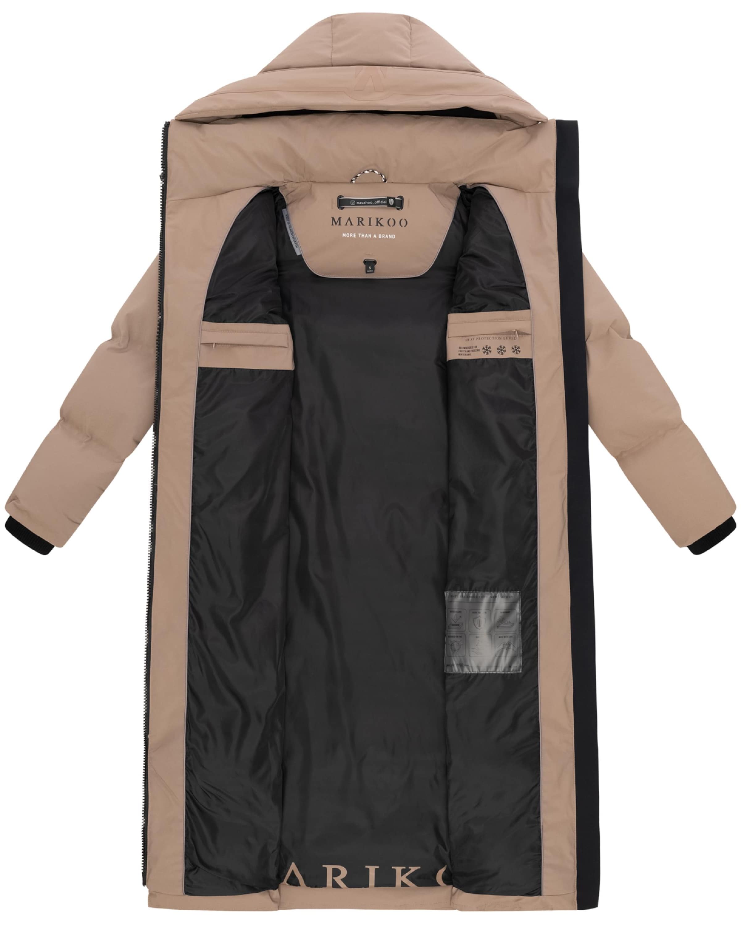 MARIKOO Λειτουργικό παλτό 'Tikoraa 16' σε γκρι