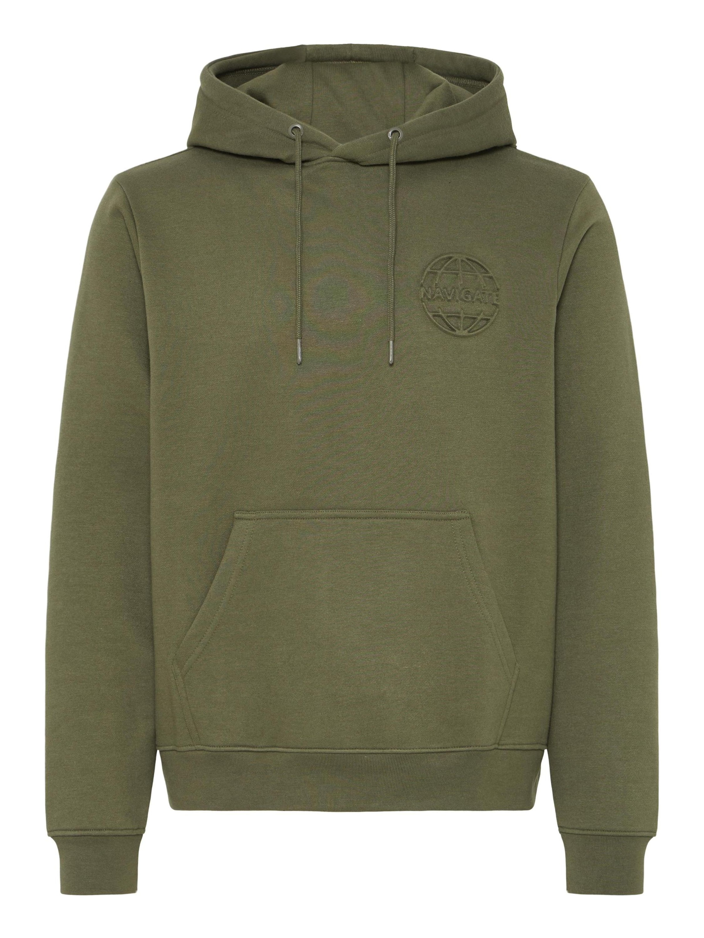 BLEND Sweatshirt ' BHFAVIAN ' in Groen: voorkant