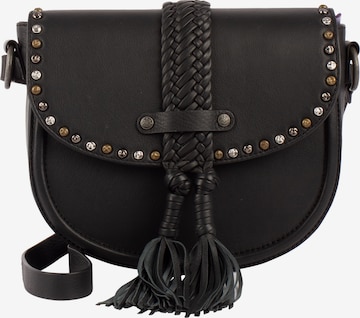 DreiMaster Vintage - Bolso de hombro 'Incus' en negro: frente