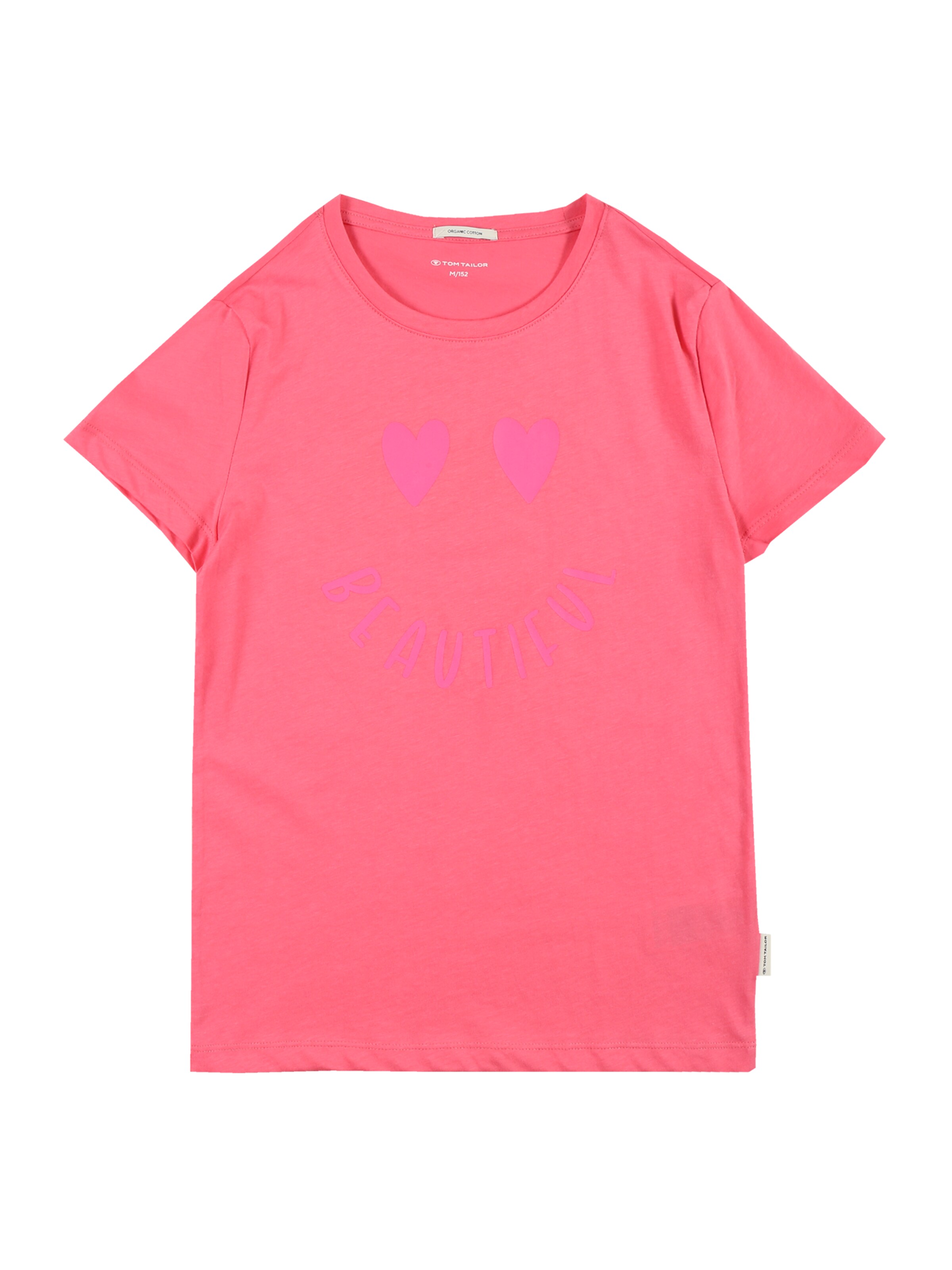Kinder Teens (Gr. 140-176) TOM TAILOR T-Shirt in Pink, Hellpink - SR73461