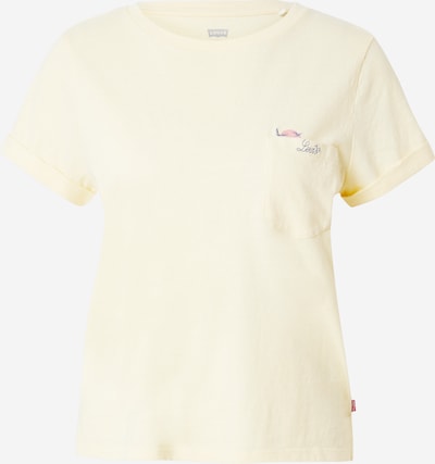 LEVI'S ® T-Shirt 'MARGOT' in pastellgelb / dunkellila / lachs, Produktansicht