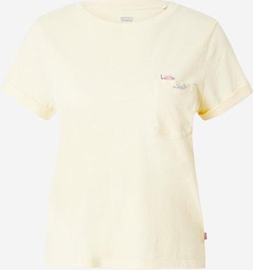 geltona LEVI'S ® Marškinėliai 'MARGOT': priekis