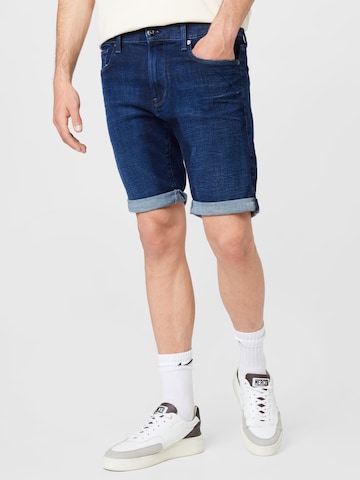 G-Star RAW Slimfit Shorts in Blau: predná strana