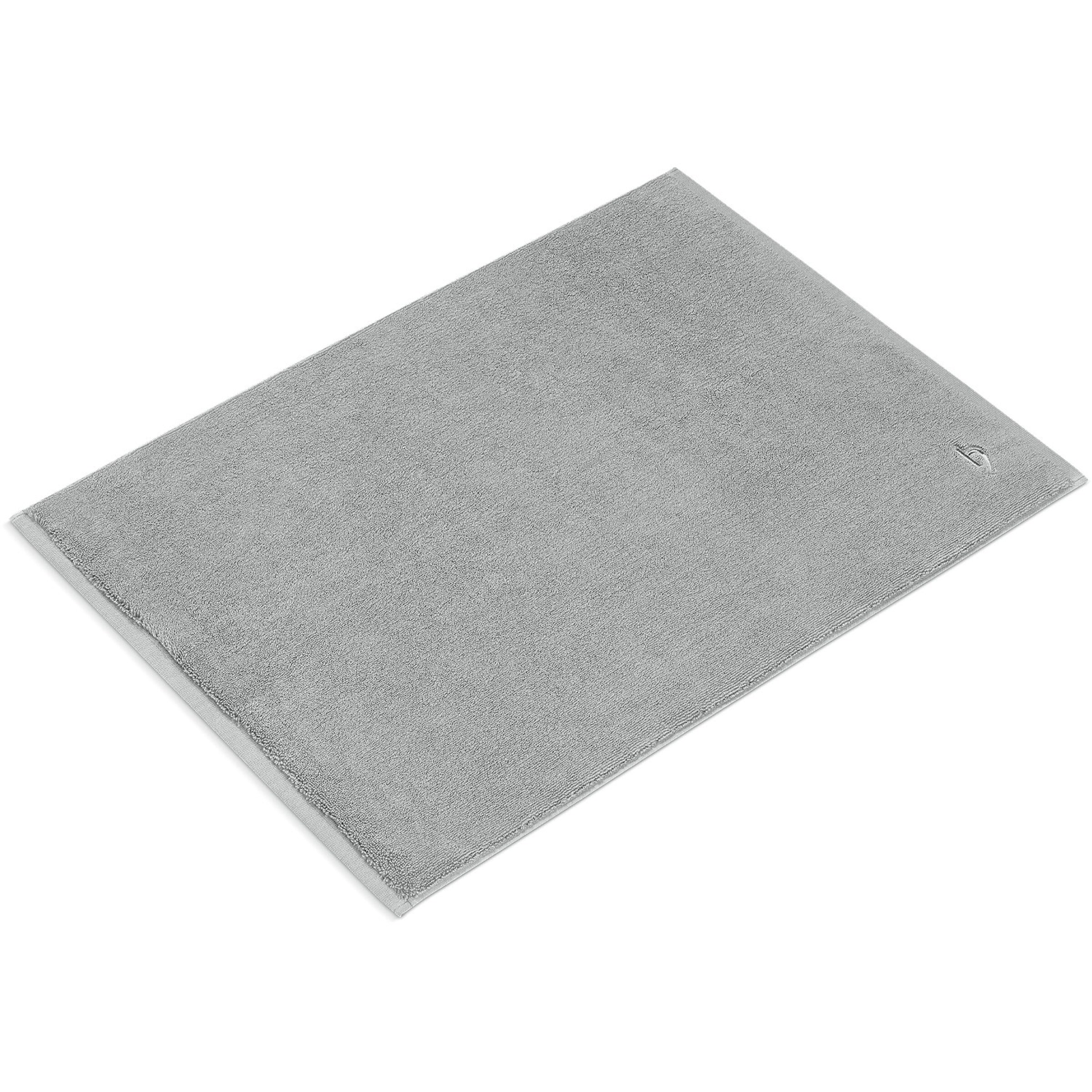 Tapis de bain 'Pura' Herzbach home en argent : devant