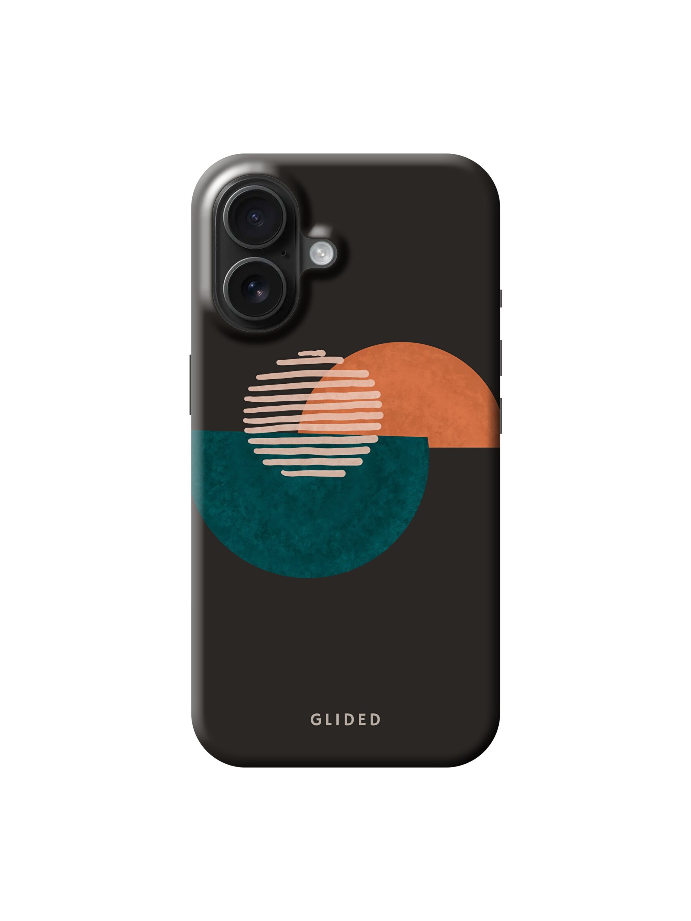 Glided Smartphonehülle 'Crest Glided Handyhülle' in Schwarz: Vorderseite