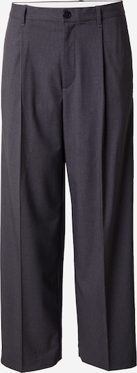 WEEKDAY Hlače na crtu 'Uno' u crna melange, Pregled proizvoda