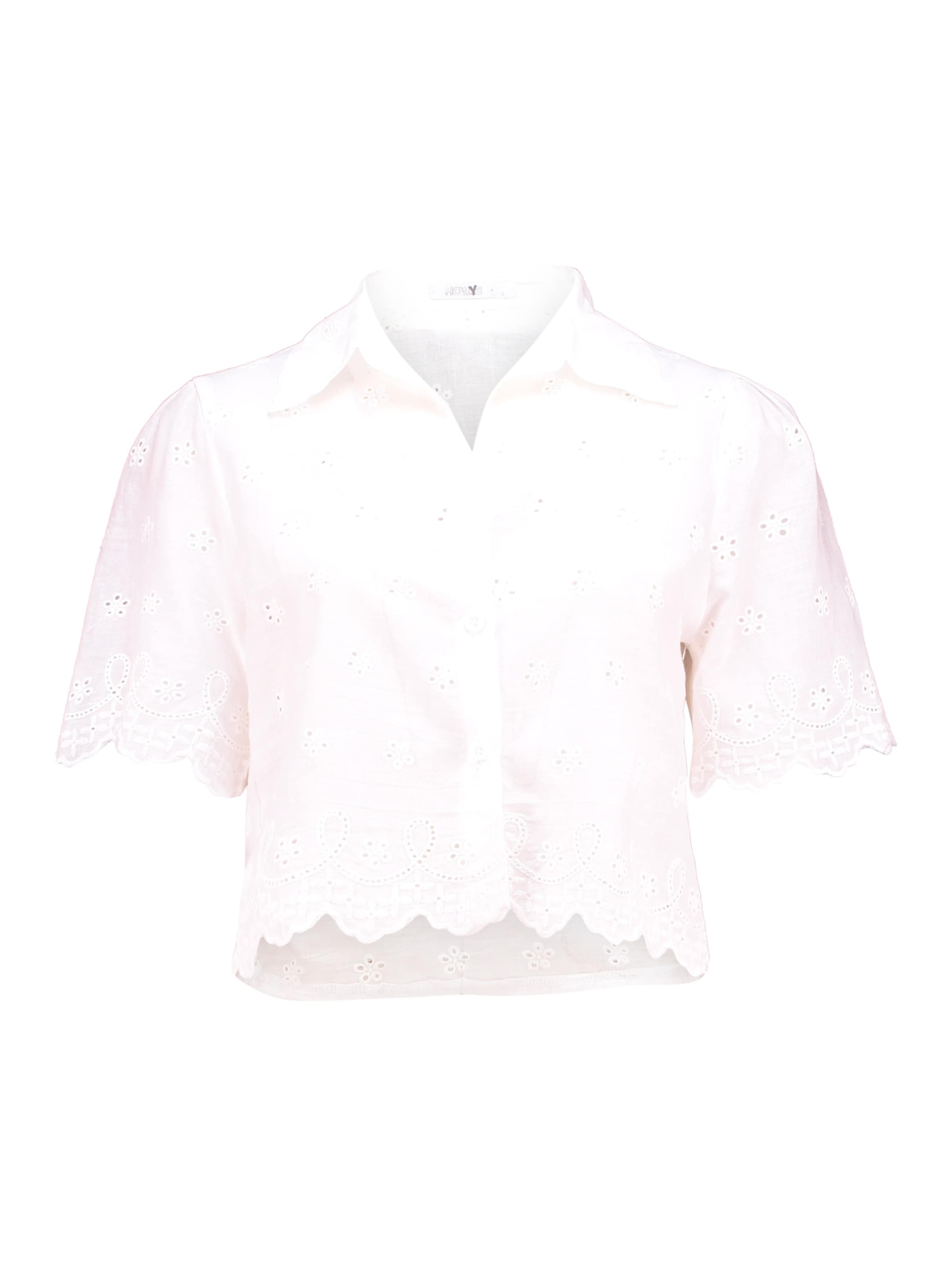 Hailys - Blusa 'Ki44ki' en beige: frente