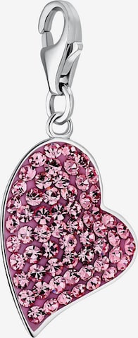 AMOR Pendant 'Charm Herz' in Pink: front