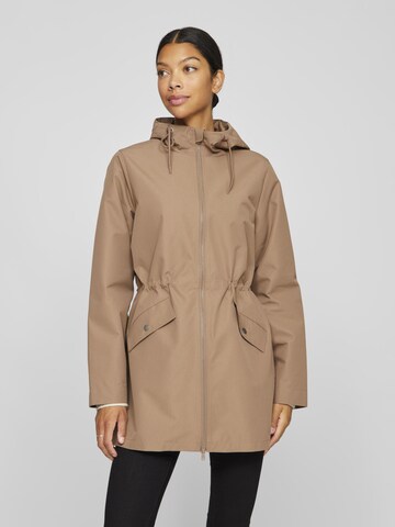 Manteau mi-saison VILA en beige : devant