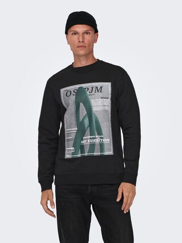 Only & Sons Sweatshirt i sort: forside
