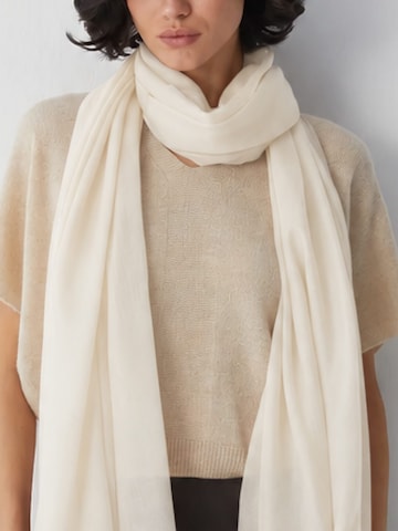Écharpe SILK & CASHMERE en blanc