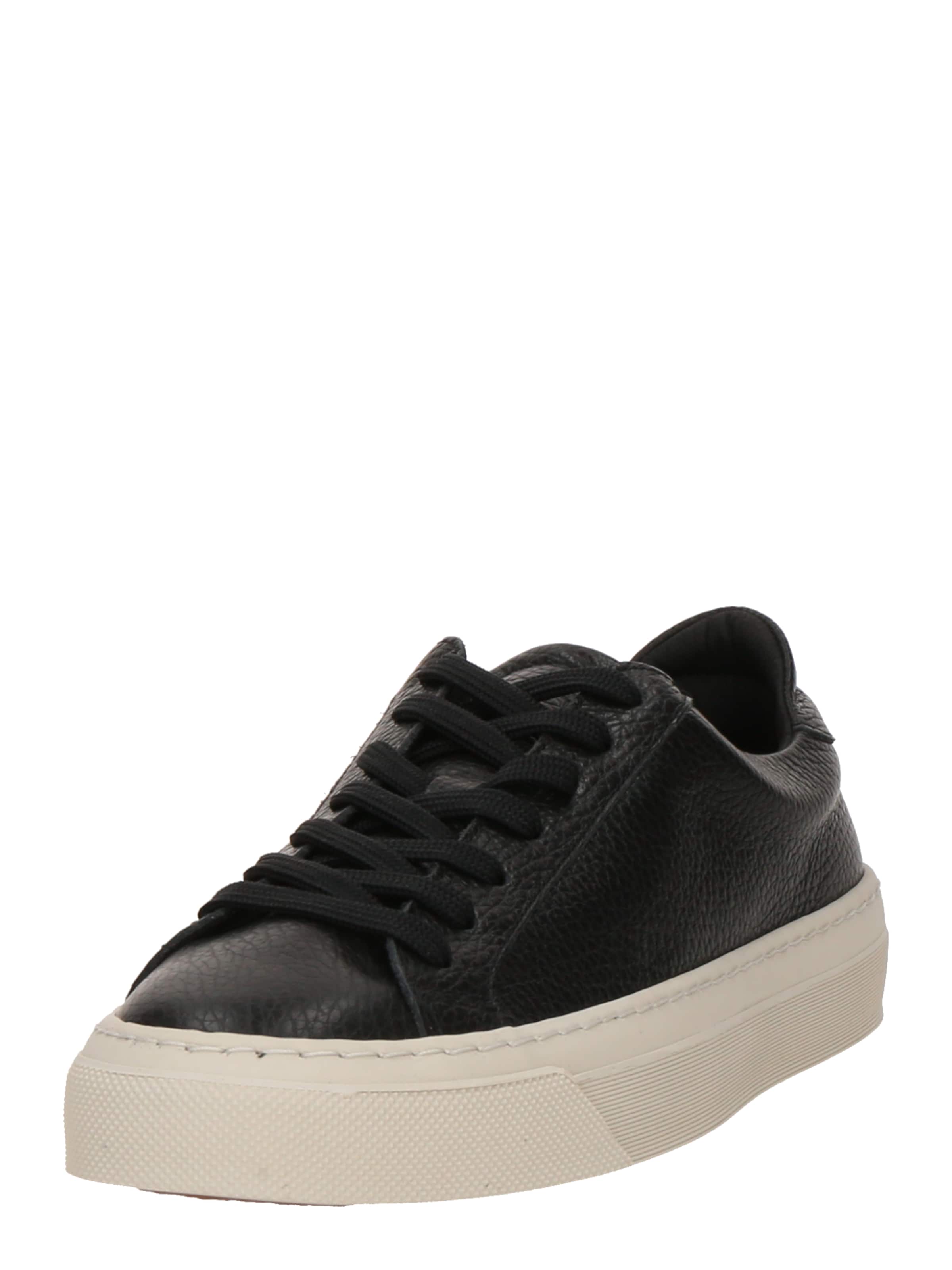 Garment Project Σνίκερ χαμηλό 'Kit' σε μαύρο: μπροστά