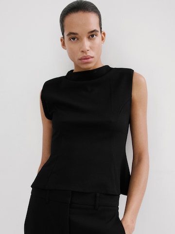 MANGO Top 'CUQUI' in Schwarz: Vorderseite
