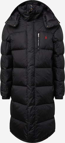 Polo Ralph Lauren Winter Coat in Black: front