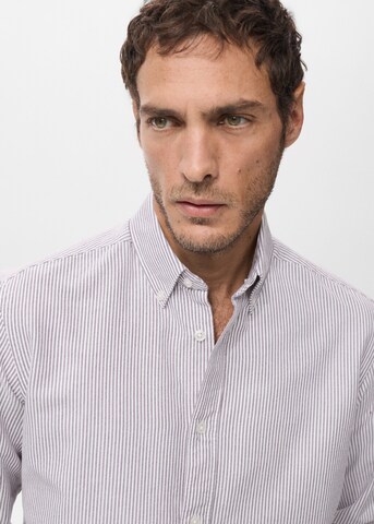 MANGO MAN Regular Fit Hemd 'Kodak' in Rot