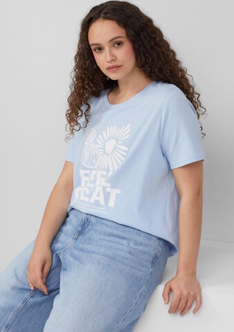 QS T-Shirt in Blau