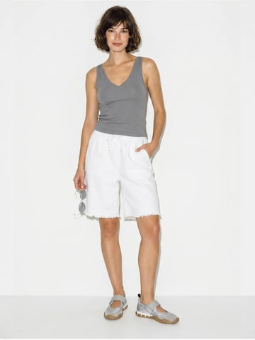 Wide leg Pantaloni 'Shorts' di Bianco Lucci in bianco