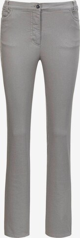Goldner Regular Pants 'Carla' in Grey: front