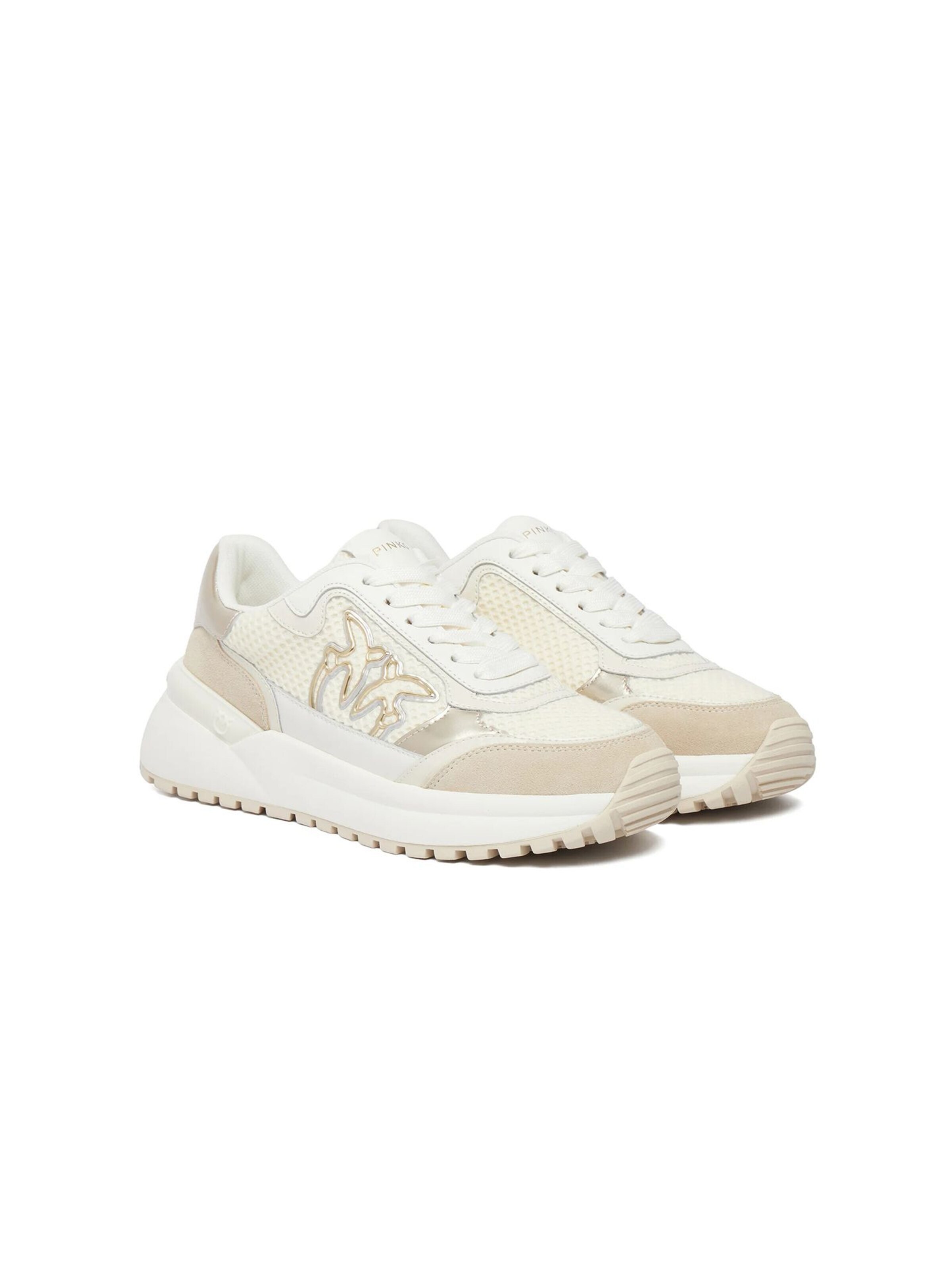 PINKO Platform trainers 'Gem 11' in Beige