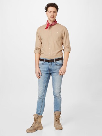 BLEND Slim Fit Paita värissä beige