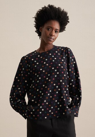 SEIDENSTICKER Blouse ' Schwarze Rose ' in Gemengde kleuren: voorkant