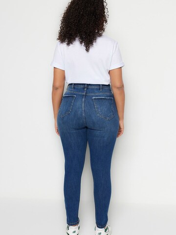 Trendyol Curve Skinny Farmer - kék