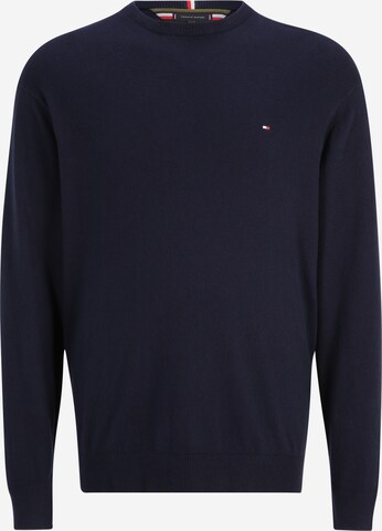 Tommy Hilfiger Big & Tall Trui in Blauw: voorkant