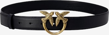 PINKO Riem 'LOVE BERRY H3 VITELLO SETA 100125 A0F1' in Zwart: voorkant