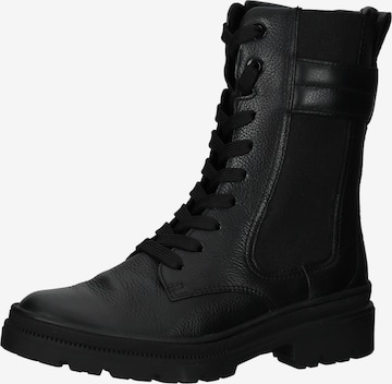 ARA Lace-Up Ankle Boots in Black: front