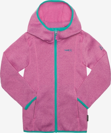 Kamik Athletic Fleece Jacket 'Dakota' in Pink: front