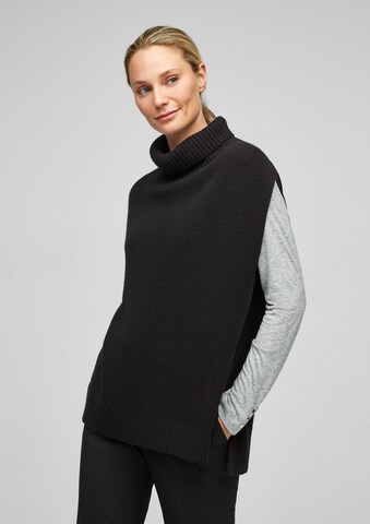 s.Oliver BLACK LABEL Pullover in Schwarz: Vorderseite