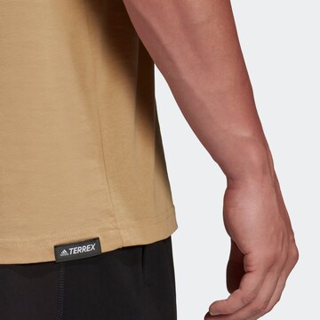 ADIDAS TERREX Functioneel shirt in Beige