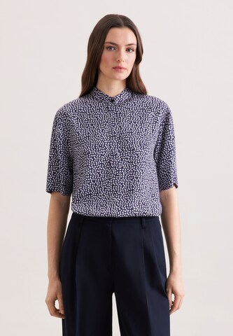 SEIDENSTICKER Blouse in Blauw: voorkant