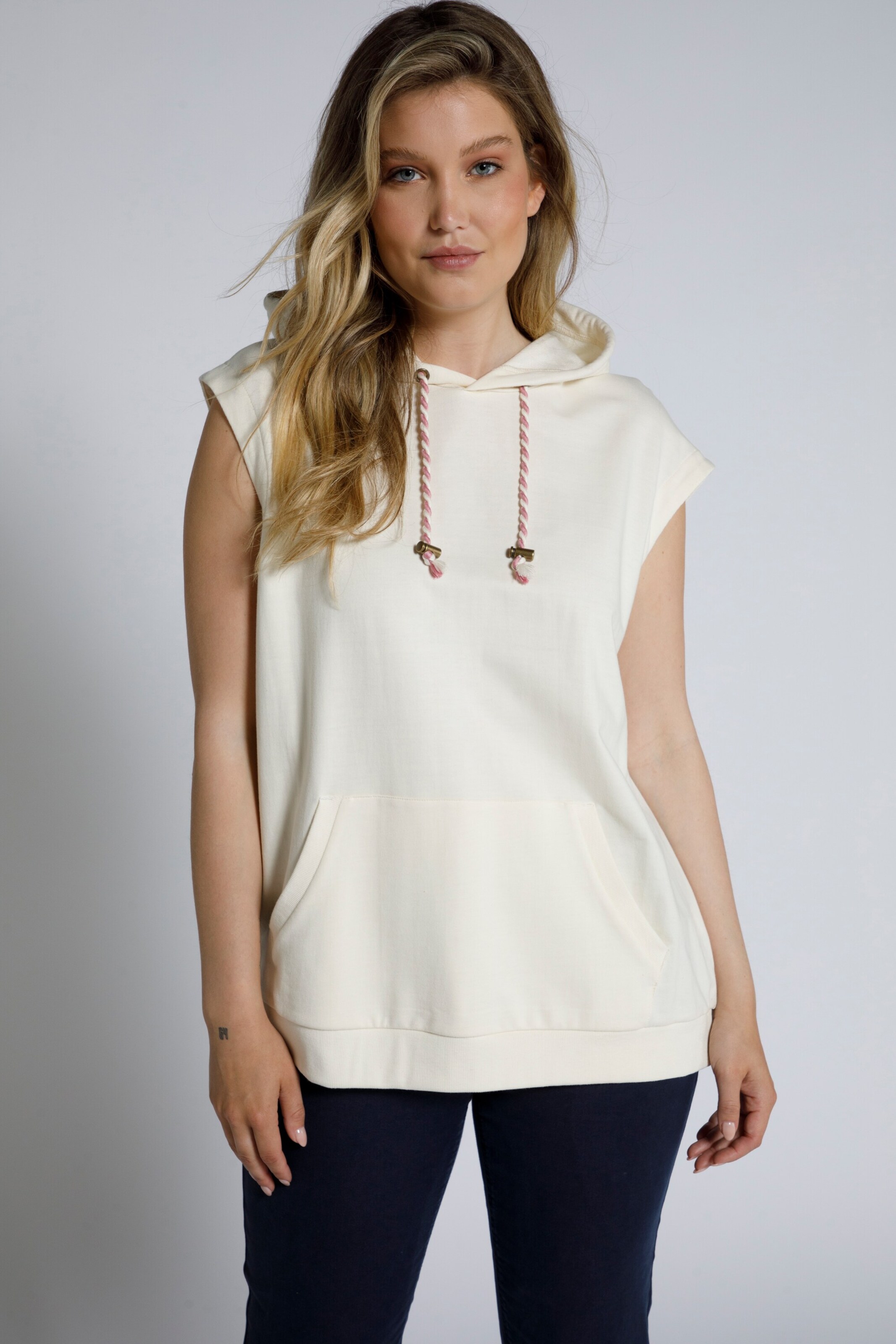Frauen Große Größen Ulla Popken Sweatshirt in Creme - TT70862 Frauen Große Größen Ulla Popken Sweatshirt in Creme - TT70862