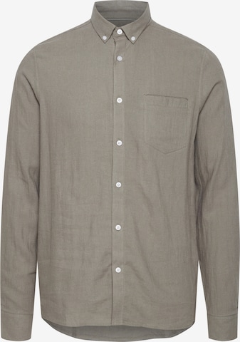 !Solid Button Up Shirt 'Allan' in Beige: front