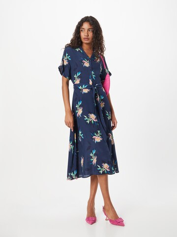 POM Amsterdam Blousejurk 'Lynn' in Blauw