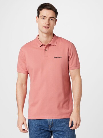 TIMBERLAND - Camisa em rosa: frente