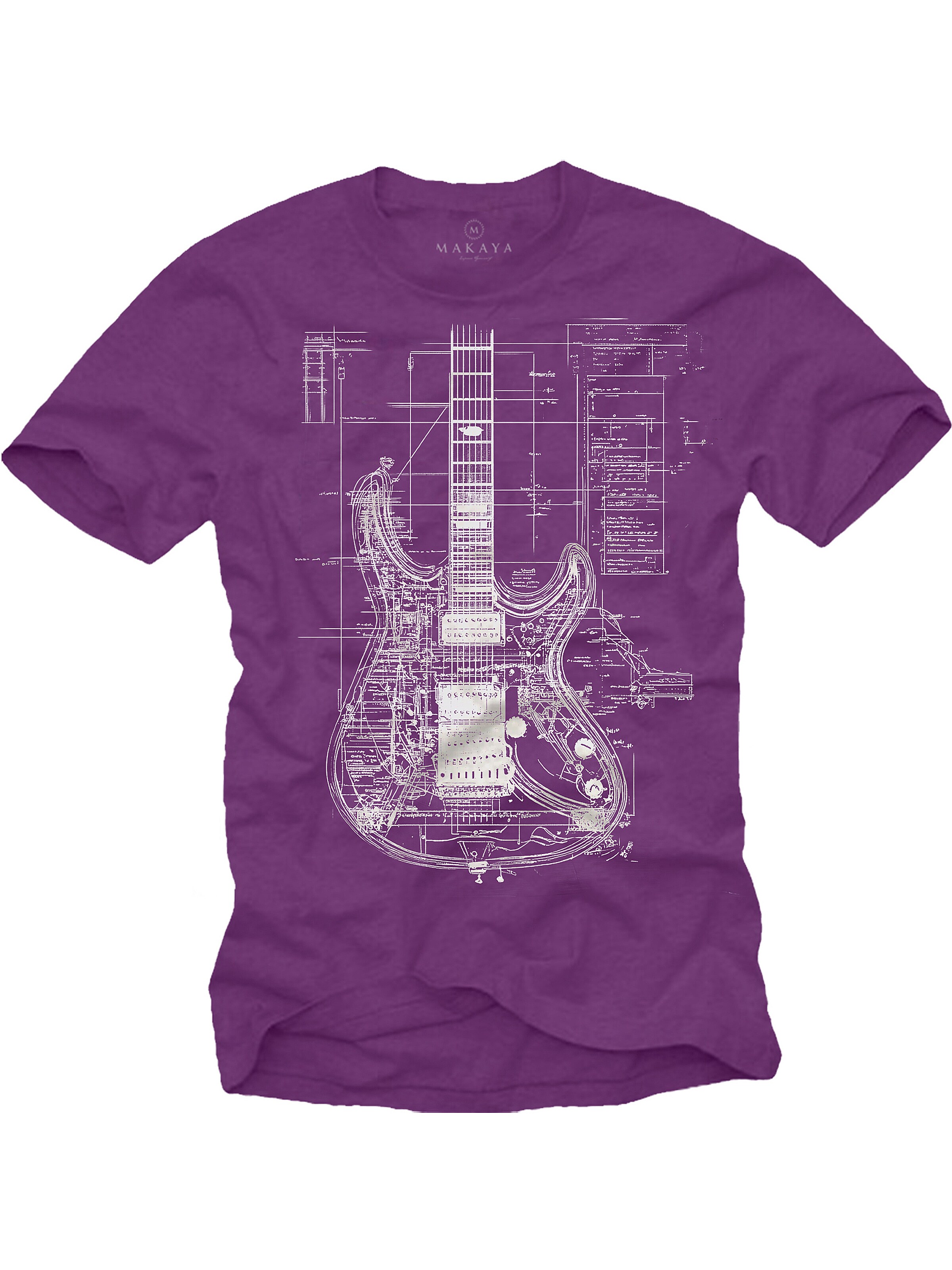 MAKAYA Shirt in Purple: front