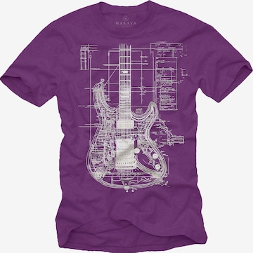MAKAYA Shirt in Purple: front