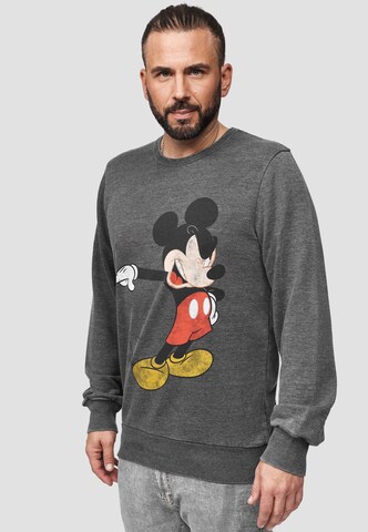 Recovered Sweatshirt 'Disney Pointing Mickey' in Grau