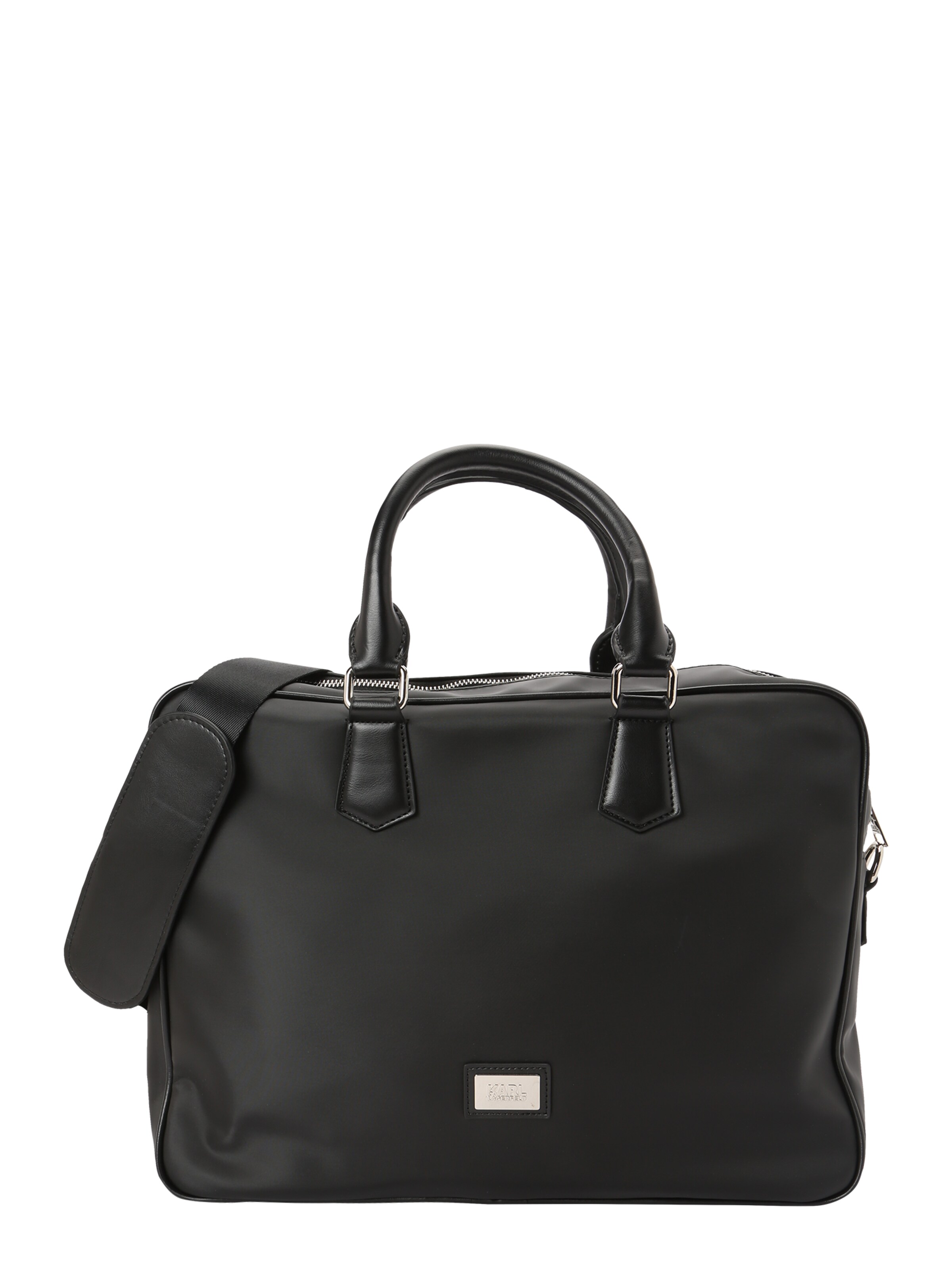 Karl Lagerfeld Сумка для ноутбука в Черный: спереди